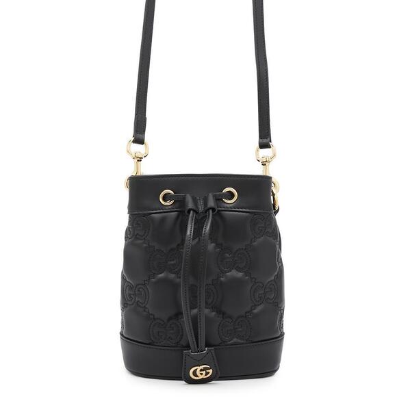 Gucci GG Matelasse Leather Shoulder Bag Black - Picture 1 of 7